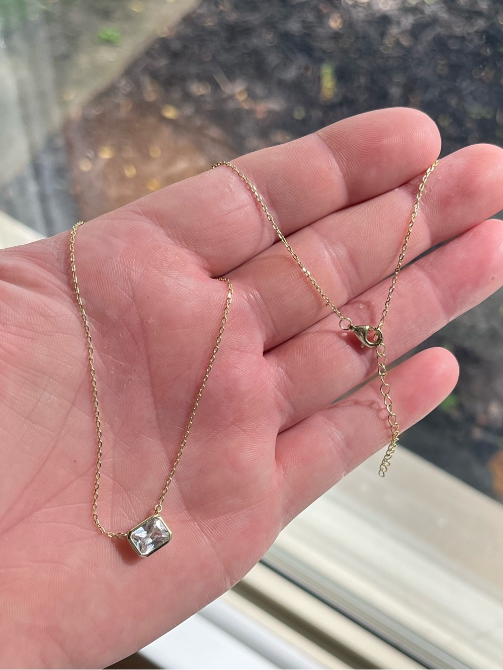 Sterling Silver CZ Pendant